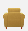 Melody Fabric 1 Seater Sofa In Husky Yellow Colour