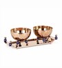Rose Gold Melon Nut Bowl Set Of 3