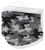 Melt blown Fabric 3 ply mask in Grey Military Color (Pack of 50)