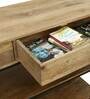 Melvin Solid Wood Console Table in Scratch Resistant Natural Finish