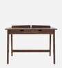 Melvin Solid Wood Study Table in Irish Walnut Finish