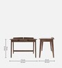 Melvin Solid Wood Study Table in Irish Walnut Finish