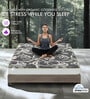 MEMOLATEX Visco Pro Memory Foam with Bamboo Charcoal fabric LATEX FOAM 5 Inches King Size Mattress in Grey Colour