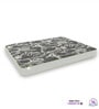 MEMOLATEX Visco Pro Memory Foam with Bamboo Charcoal fabric LATEX FOAM 5 Inches King Size Mattress in Grey Colour