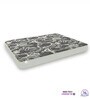 MEMOLATEX Visco Pro Memory Foam with Bamboo Charcoal fabric LATEX FOAM 6 Inches Queen Size Mattress in Grey Colour