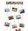 Brown Engineered Wood Memories Frame With Clips Photo Frames