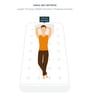 Memory Foam 72X36X8 Inches Single Size Mattress