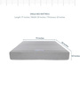 Ebon 3-Zone 10 Inches Memory Foam Single Size Mattress with HerbFRESH  Technology