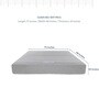 Ebon 3-Zone 10 Inches Memory Foam King Size Mattress with HerbFRESH  Technology