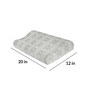 Memory Foam 20 x 12 Inch Pillow with Cover