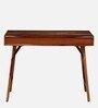 Memphis Sheesham Wood Writing Table in Scratch Resistant Rustic Teak Finish