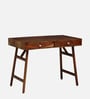 Memphis Sheesham Wood Writing Table In Scratch Resistant Provincial Teak Finish