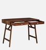 Memphis Sheesham Wood Writing Table In Scratch Resistant Provincial Teak Finish