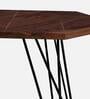 Fazola Sheesham Wood Coffee Table In Scratch Resistant Black Finish