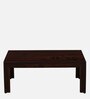 Menen Sheesham Wood Coffee Table In Scratch Resistant Walnut Finish