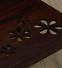 Menen Sheesham Wood Coffee Table In Scratch Resistant Walnut Finish