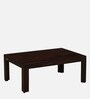 Menen Sheesham Wood Coffee Table In Scratch Resistant Walnut Finish