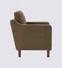 Menta Boucle Fabric Lounge Chair In Brown Colour