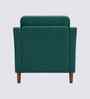 Menta Boucle Fabric Lounge Chair In Green Colour
