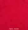 Menta Boucle Fabric Lounge Chair In Red Colour