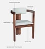 Meppel Sheesham Wood Arm chair In Provincial Teak Finish