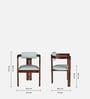 Meppel Sheesham Wood Arm chair In Provincial Teak Finish