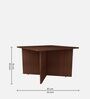 Meraki End Table in Brown Finish