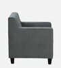Merax Velvet 1 Seater Sofa in Dark Grey Colour