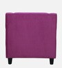 Merax Velvet 1 Seater Sofa in Vilot Colour