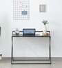 Rosen Solid Wood Writing Table In Grey Colour