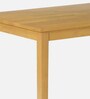 Merche Solid Wood 4 Seater Dining Table Set In Natural Finish