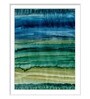 Merging Multicolour Multicolor Paper Framed Art Print Set of 2