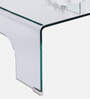 Merida Glass Top Coffee Table In Clear Glass Colour