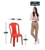 Meridian 4 Seater Patio Set In Brigth Red Colour