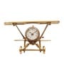 Meridians Sentinel Table Clock Gold