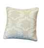 Off White Merletto 100% Cotton 16x16 Inches Embroidered Cushion Cover