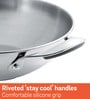 Selecta Nickel Free Silver Stainless Steel Kadhai with Lid