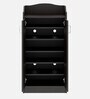 Merope Shoe Cabinet In Columbian Walnut Colour