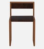 Merria Sheesham Wood Study Table With Chair in Light Rosewood Finish