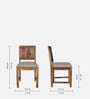 Merritt Sheesham wood 4 Seater Dining Set In Provincial Teak Finish Merritt Sheesham wood 4 Seater Dining Set In Provincial Teak Finish