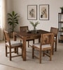 Merritt Sheesham wood 4 Seater Dining Set In Provincial Teak Finish Merritt Sheesham wood 4 Seater Dining Set In Provincial Teak Finish