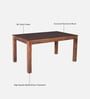 Merritt Sheesham wood 6 Seater Dining Set In Provincial Teak Finish Merritt Sheesham wood 6 Seater Dining Set In Provincial Teak Finish