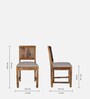 Merritt Sheesham wood Dining Chair(Set of 2) In Provincial Teak Finish Merritt Sheesham wood Dining Chair(Set of 2) In Provincial Teak Finish