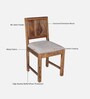 Merritt Sheesham wood Dining Chair(Set of 2) In Provincial Teak Finish Merritt Sheesham wood Dining Chair(Set of 2) In Provincial Teak Finish