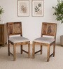 Merritt Sheesham wood Dining Chair(Set of 2) In Provincial Teak Finish Merritt Sheesham wood Dining Chair(Set of 2) In Provincial Teak Finish
