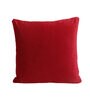 Red Quoted Polyester 16 x 16 Inches Cushion Cover