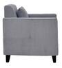 Meruit Fabric 1 Seater Sofa In Ash Grey Colour