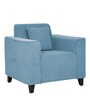 Meruit 1 Seater Sofa In Ice Blue Colour In Colour