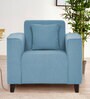 Meruit 1 Seater Sofa In Ice Blue Colour In Colour