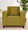 Meruit 1 Seater Sofa In Olive Green Colour In Colour